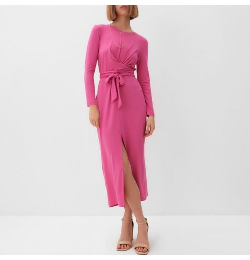Factory Custom-made Casual Dress, Round Neck, Front Opening, Pure Cotton, Thin, Body-shaping Dress, Waist Belt Dress Factory Custom-made Casual Dress, Round Neck, Front Opening, Pure Cotton, Thin, Body-shaping Dress, Waist Belt Dress